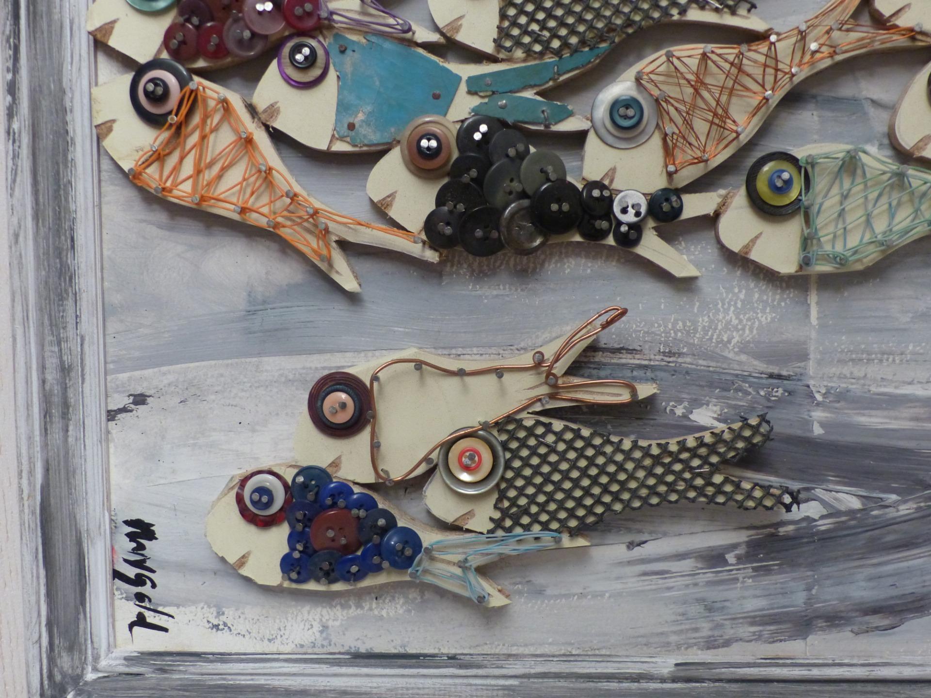 poissons en bois
